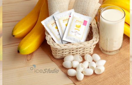 ถ่ายภาพสินค้า Banana milk Powder