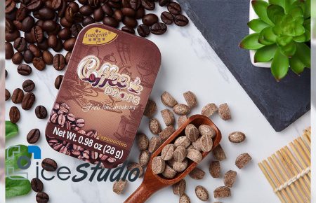 ถ่ายภาพสินค้าพร้อมของประกอบฉาก Coffee Drops