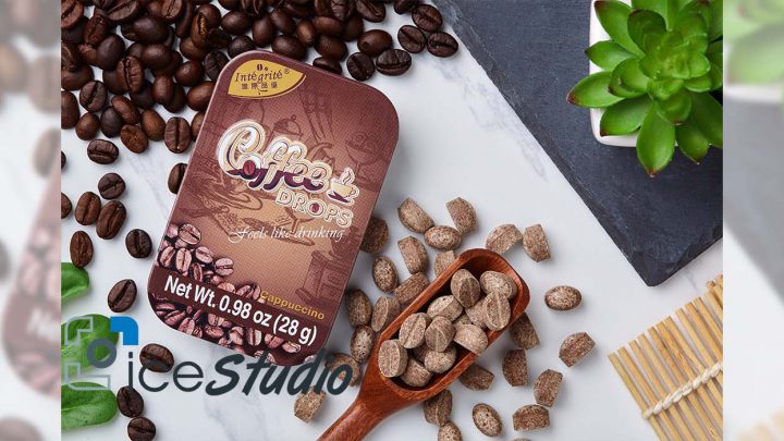 ถ่ายภาพสินค้าพร้อมของประกอบฉาก Coffee Drops