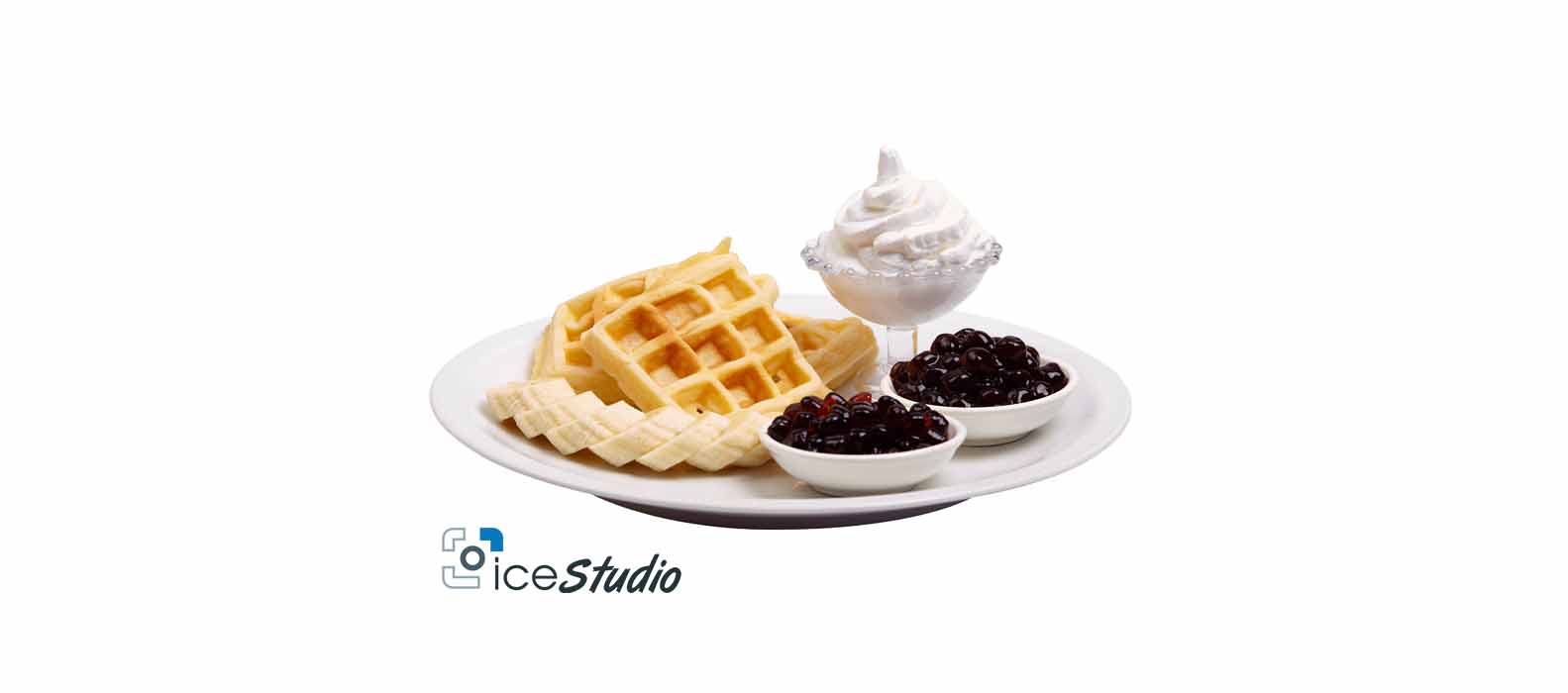 ถ่ายภาพสินค้า Sandwich Waffle Roll 24/7 ไส้กล้วยนูเทลล่า บับเบิ้ล วิปครีม