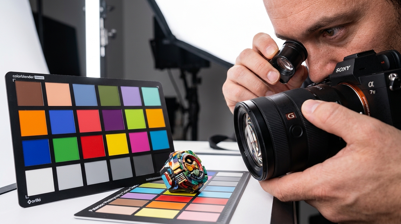 ความแม่นยำของสีและพื้นผิวจากการถ่ายภาพสินค้าจริง